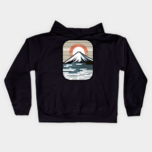 Sunrise over Mount Fuji Kids Hoodie